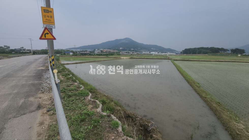 충남 아산시 영인면 신화리 초급매농지 2차선접 매매 매물번호 10033 사진 1